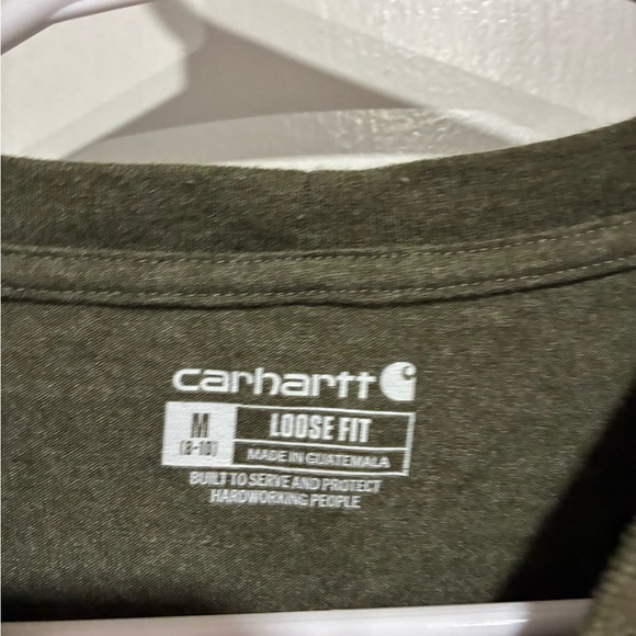 Carhartt Dark Olive Short Sleeve Tee Size M - Picture 2 of 3